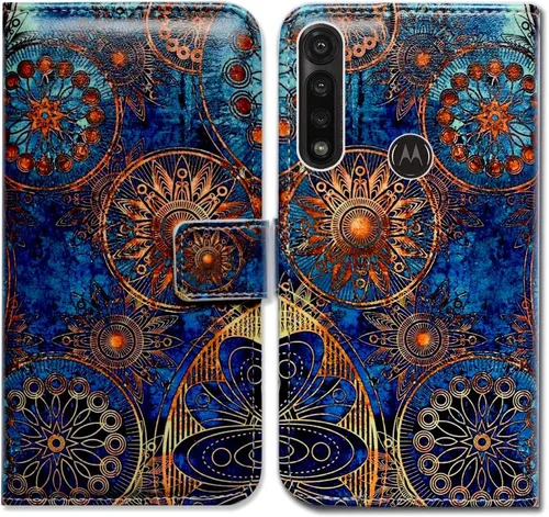 Miniatura 13 de Bcov Funda para Moto G Power 2020, Motorola G Power, funda de piel con tapa y soporte para ranura para tarjeta y soporte para Motorola Moto G Power