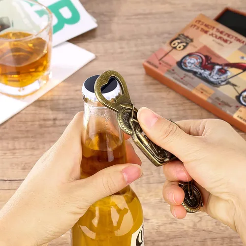 Miniatura 5 de Abrebotellas de cerveza para motocicletas, regalos de cumpleaños y Navidad para hombres, mujeres, marido, novio, regalos de cerveza para hombres