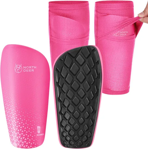 Miniatura 12 de Northdeer - Espinilleras de fútbol para niños y adultos. Mangas con bolsillo de inserción optimizado - Protección de fútbol para niños, niñas