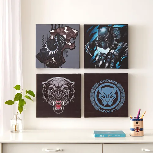 Miniatura 18 de Lienzo decorativo para pared de Marvel Spider-Man (4 piezas)