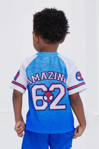 Miniatura 4 de Marvel Conjunto de camiseta y pantalones cortos, tallas de niño a niño grande (2T - 16)