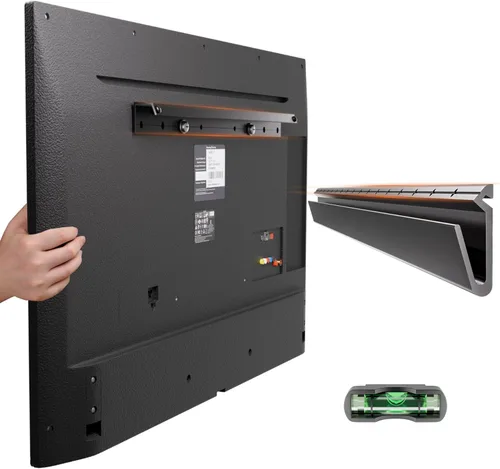 Miniatura 10 de Soporte de pared para TV sin tachuelas para la mayoría de televisores de 22 a 55 pulgadas, soporte de TV sin pernos, soporte para televisores sin