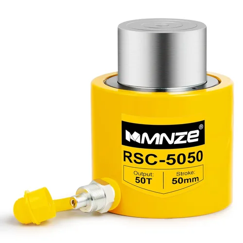 Miniatura 9 de Gato Cilindro Hidráulico de 10T 50mm/2" de Carrera Porta Power Ram Jack Cilindro de Elevación de Acción Simple Se Retrae Automáticamente
