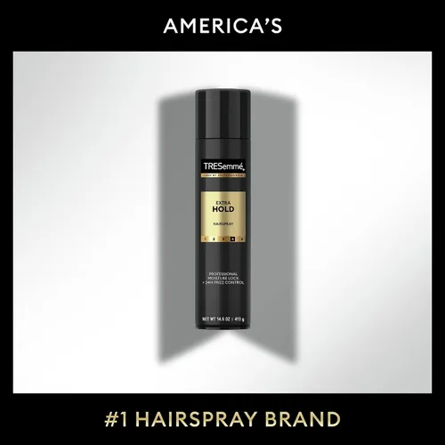 Miniatura 4 de TRESemmé Champú y acondicionador Rich Moisture para cabello seco formulado con vitamina E y biotina de 28 onzas y laca para el cabello Tresemme