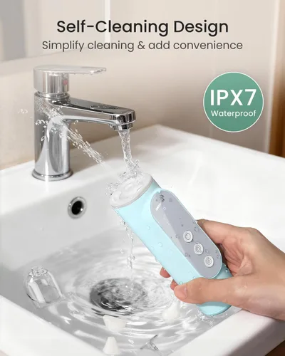 Miniatura 6 de GROWNSY Aspirador Nasal para Bebé, Succionador de Nariz para Bebé con 5 Niveles de Succión Mejorados, Succión Nasal Eléctrica IPX7 Impermeable