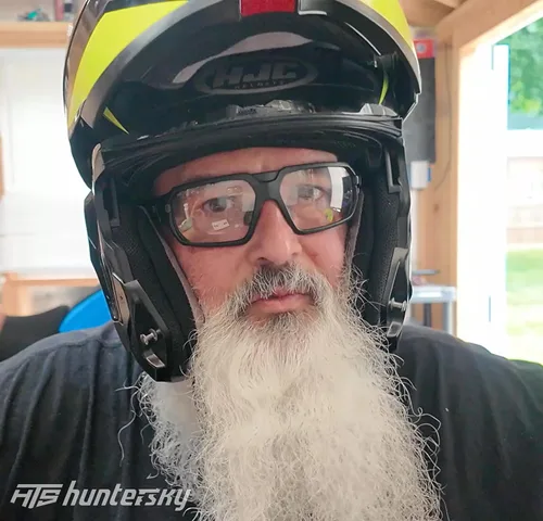Miniatura 2 de HTS HUNTERSKY Gafas Protectoras para Deportes Motorizados Motocicleta Antiempañamiento Gafas de Montar Lentes Acolchadas Gafas de Sol a Prueba
