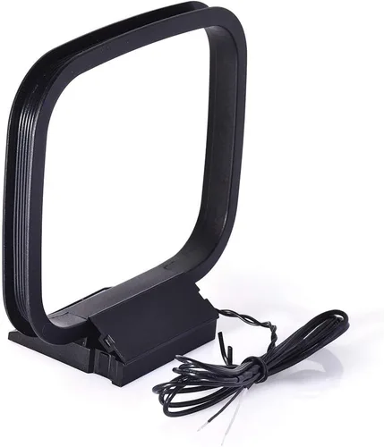 Miniatura 6 de Bingfu Antena dipolo de radio FM de 75 ohmios Antena de bucle AM para receptor estéreo en el hogar Pioneer interior Onkyo Yamaha Marantz Radio FM AV