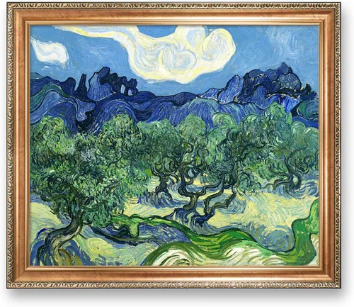 Miniatura 218 de A&T ARTWORK Noche estrellada sobre el Ródano de Vincent Van Gogh. Tamaño del marco: 36 x 30 pulgadas, tamaño de la imagen: 30 x 24 pulgadas