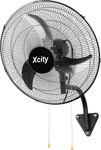 Xcity Ventilador de pared de metal de 18 pulgadas, ventilador de pared industrial de alta velocidad máximo de 4200 CFM con 3 velocidades para