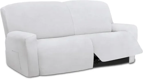 Miniatura 29 de Easy-Going - Funda elástica de microfibra para sofá reclinable seccional, suave vellón ajustable a tu sofá de 2 cuerpos, lavable, protege tus