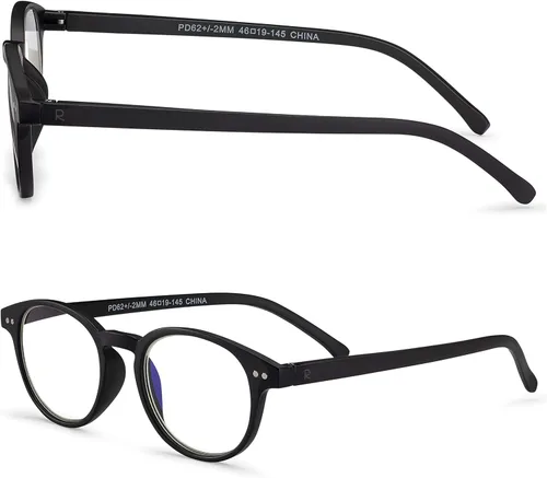 Miniatura 2 de Readerest Round Blue Light Reading Glasses - Computer Glasses w/Spring Hinges - UV Protection, Anti Glare & Eye Strain