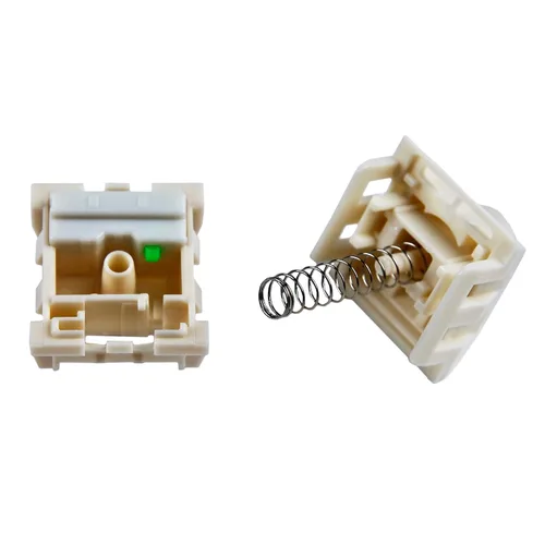 Miniatura 2 de YMDK Novelkeys Box Cream Pro V2 CPG1511F01S138 Kailh Interruptor de teclado mecánico lineal 1.94 oz 5 pines POM Material MX interruptores