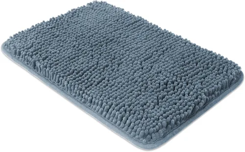 Miniatura 196 de Yeaban Alfombra de pasillo de baño de 24 x 72 pulgadas, antideslizante, alfombra de baño larga de felpilla gruesa, absorbente y lavable, alfombra