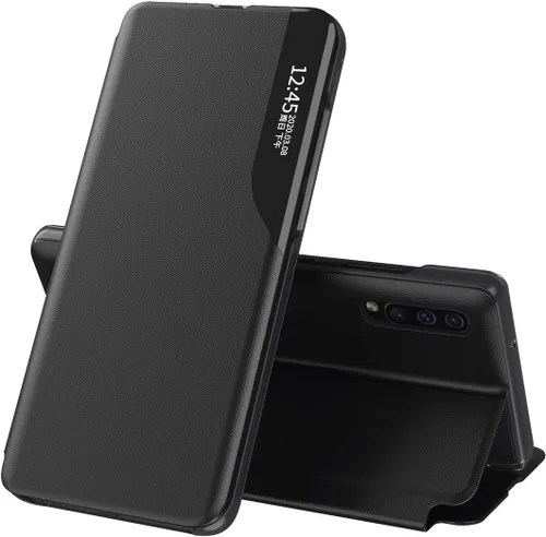 Miniatura 11 de Funda para Samsung Galaxy A71, Galaxy A71 Funda de piel transparente con función atril magnética con función atril, para mujeres y hombres, a prueba