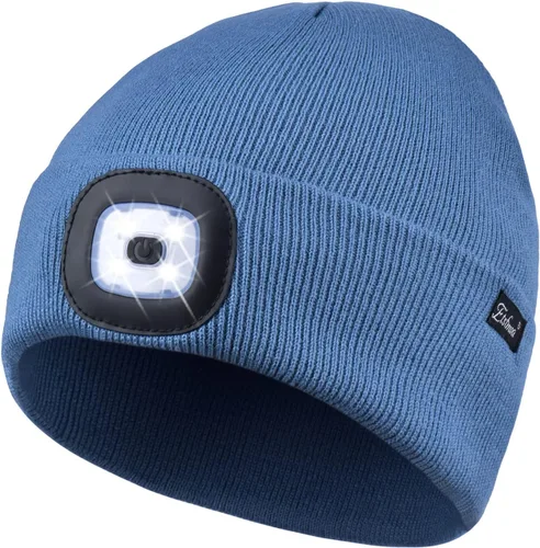Miniatura 66 de Etsfmoa Gorro unisex con la luz, regalos para hombres, papá, padre, gorras recargables por USB