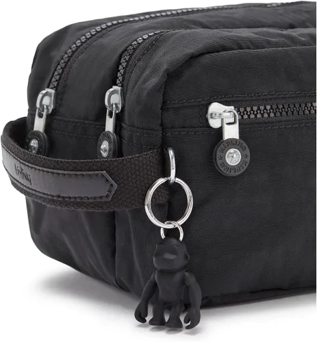 Miniatura 7 de Kipling Neceser Agot para mujer, organizador de viaje ligero, kit de cosméticos de nailon, Negro (Black Noir), Neceser Agot para mujer, organizador