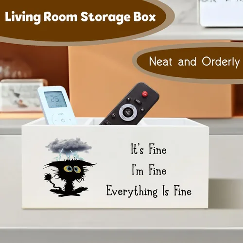 Miniatura 6 de It's Fine I'm Fine Everything is Fine - Divertido soporte para bolígrafo de gato para escritorio, divertidos accesorios de escritorio para el Gato