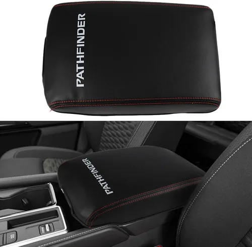 Miniatura 8 de LEXLEY, Funda protectora de piel impermeable con logotipo de Pathfinder, funda protectora de cuero antiarañazos para Nissan 2022 2023 2024 2025 2026