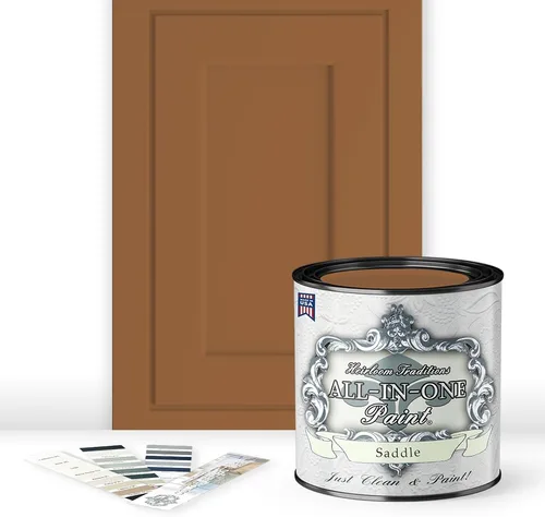 Miniatura 188 de Pintura TODO EN UNO, Abbey (gris cálido), Muestra de 8oz - Pintura duradera para gabinetes y muebles. Imprimación y capa superior incorporadas,