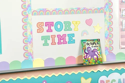 Miniatura 2 de Teacher Created Resources Letras magnéticas de 3 pulgadas en bloque en colores pastel Pop Bold
