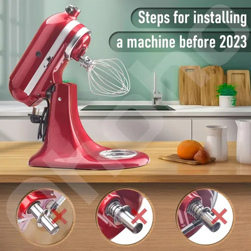 Miniatura 7 de Resorte y arandela de acero inoxidable 304 para mezcladores Kitchenaid de 3.5 cuartos a 7 cuartos de galón (excluidos los modelos mini). Protege