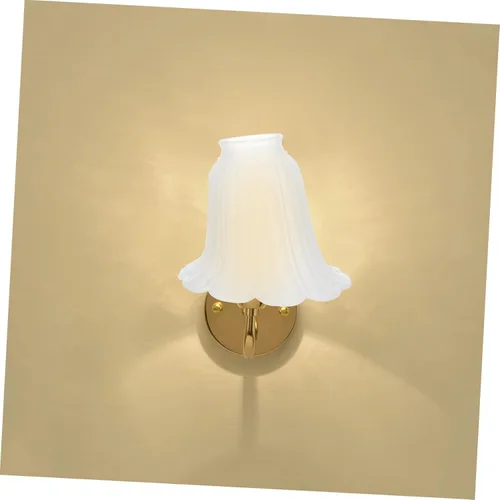 Miniatura 7 de VILLCASE Pantalla de techo para pantalla de mesa, pantalla de repuesto para lámpara decorativa en forma de flor