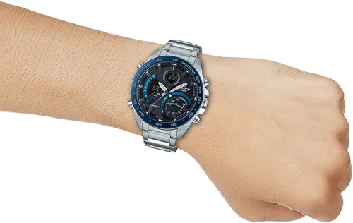 Miniatura 5 de Casio Edifice Ecb-900Db-1B Reloj de cuarzo taquímetro para hombre, Negro -, Movimiento de cuarzo