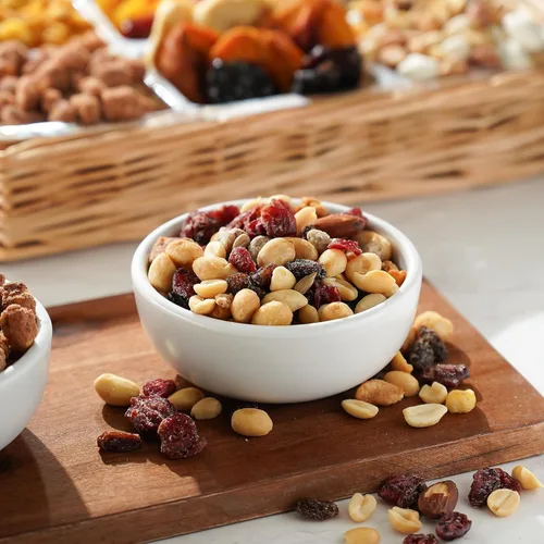 Miniatura 3 de Broadway Basketeers Cesta de regalo de nueces de simpatía, surtido de cajas de nueces gourmet para hombres y mujeres, bandeja de regalo