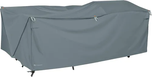 Miniatura 13 de Classic Accessories Storigami - Funda para muebles de patio resistente al agua de 100 pulgadas, fácil de plegar, color marrón cabra