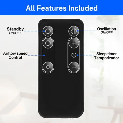 Miniatura 4 de Reemplazo de control remoto compatible con Dyson AM11 TP00 TP01 Purificadores Pure Cool Ventilador con soporte remoto - 965824-06 965824-07 Remotos