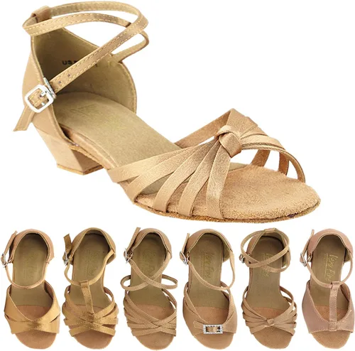 Miniatura 5 de 50 Shades of Girls Zapatos de baile SalónLatinoSalsaColumpioPráctica (1" y 1.5" Talón)