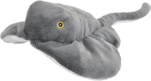 Wild Republic Ecokins, Stingray, animal de peluche, 12 pulgadas, regalo para niños, juguete de peluche, hecho de botellas de agua recicladas