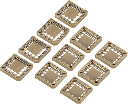 Miniatura 6 de PATIKIL PLCC32P IC Socket 32Pin 0.050 in Pitch SMT Dispositivos montados en superficie para placa PCB Paquete de 10