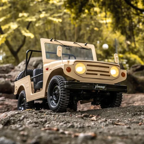 Miniatura 7 de BEEZRC FMS 1/6 Jimny LJ10 - Carrera RC con licencia oficial, 4WD 9.3 mi/h Hobby control remoto con luces LED, transmisor de 4 canales de 2.4 GHz