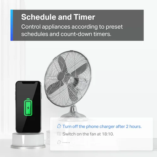 Miniatura 6 de TP-Link Tapo - Enchufe inteligente mini, compacto, 15A/1800W máx., configuración fácil, funciona con Siri, Alexa, Apple HomeKit y Google Home