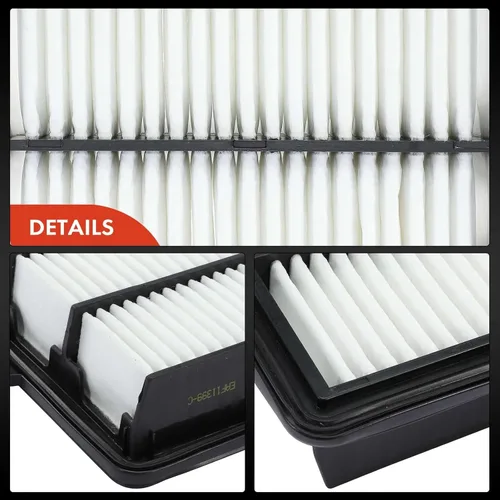 Miniatura 7 de A-Premium Filtro de aire de motor de 2 piezas compatible con el modelo Honda - Accord 2014-2015 2017-2023 (solo híbrido), CR-V 2020-2022