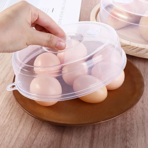 Miniatura 7 de generic Cubierta de plástico para alimentos para microondas con agarre, cubierta universal de sellado de PP para platos de alimentos, tapa
