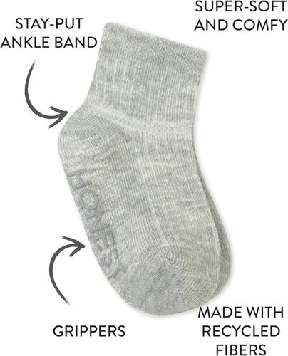 Miniatura 4 de HonestBaby Paquete múltiple de calcetines acogedores hechos de forma sostenible para bebés, niños pequeños, niños, niñas, unisex, hombres y mujeres