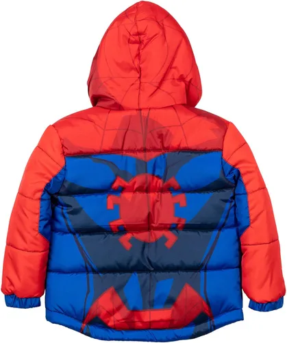 Miniatura 8 de Marvel Avengers Spider-Man Hulk Black Panther Captain America - Abrigo de invierno con cremallera para niños pequeños a grandes