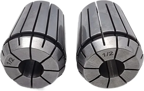 ER32 Juego de pinzas de 1/2 2 piezas, juego de pinzas de resorte para máquina de grabado CNC y herramienta de torno de fresado
