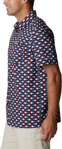 Miniatura 3 de PFG Super Slack Tide Camp - Camiseta para hombre, color gris