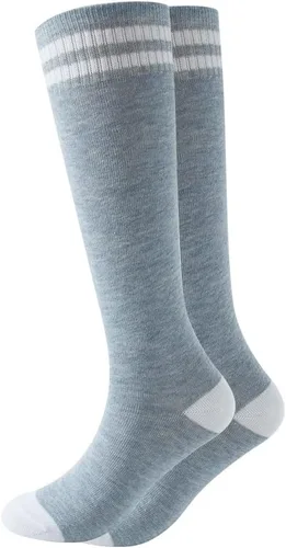 Miniatura 24 de Calcetines altos hasta la rodilla para niños, calcetines de fútbol de algodón para niños, niñas, niños pequeños