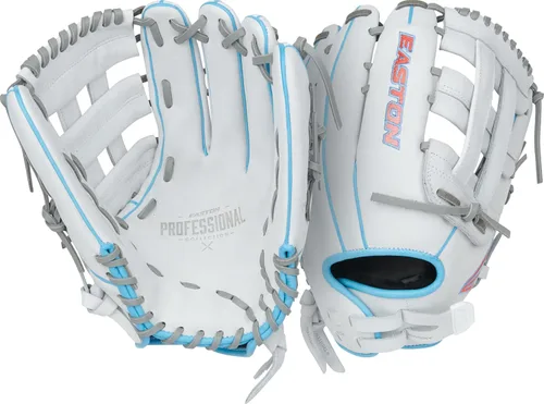 Miniatura 22 de Easton Guantes de sóftbol de lanzamiento rápido de la colección profesional Tamaños 11.5" - 13" Múltiples estilos Tela tejida dividida