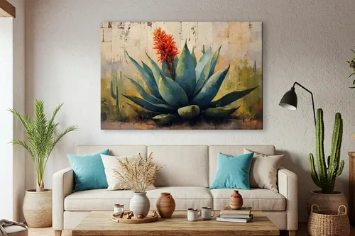 Miniatura 5 de Impresiones en lienzo de Arizona de pequeño a extra grande, paisajes del desierto de Sonora, comedor, dormitorio, baño, sala de estar, arte de pared