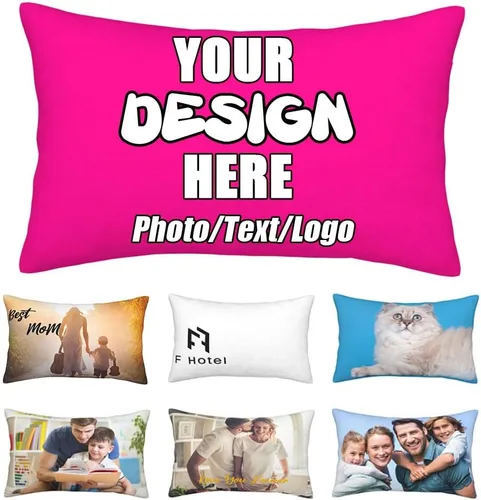 Miniatura 26 de Funda de almohada decorativa personalizada con foto de pareja, funda de cojín decorativo personalizada, fundas de almohada personalizadas