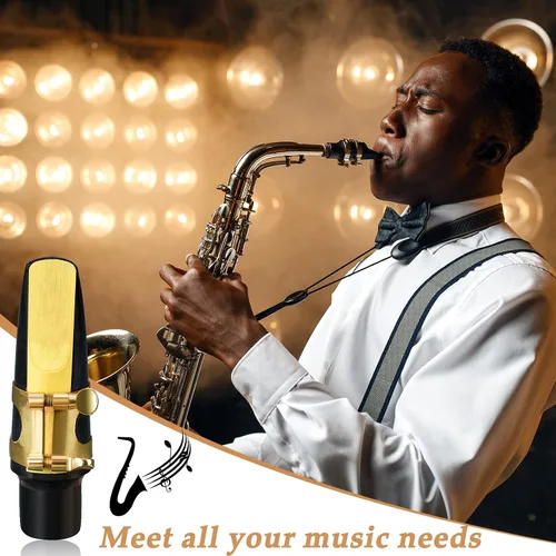 Miniatura 2 de Paquete de 20 cañas de saxofón alto 2.5, cañas de saxo alto con paquete individual, caña estándar Eb fácil de soplar, accesorios reemplazables