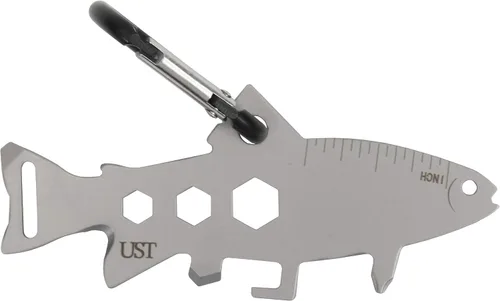 Miniatura 26 de UST Tool-a-Long - Mosquetones multiherramienta con construcción duradera y compacta de acero inoxidable para senderismo, kayak, campamento, viajes