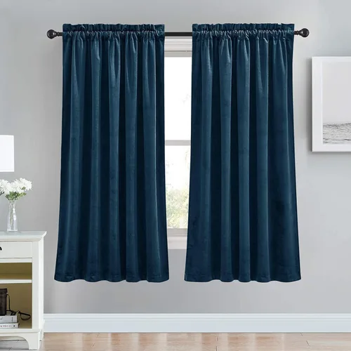 Miniatura 51 de RYB HOME Cortinas de terciopelo verde oliva de 72 pulgadas de largo, cortinas opacas con aislamiento térmico, tratamiento de ventana, decoración