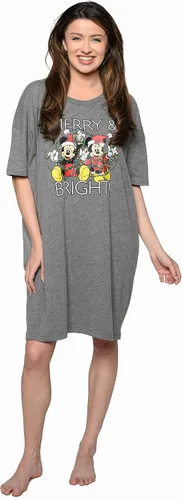 Miniatura 8 de Disney Camiseta de dormir para mujer, estampado de Mickey Minnie Mouse, talla única y grande