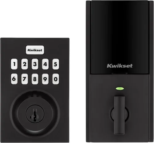 Miniatura 17 de Kwikset HomeConnect 620 Z-Wave con teclado inteligente de largo alcance, cerradura sin llave conveniente, códigos de usuario personalizables, Bronce